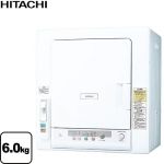 日立 衣類乾燥機 乾燥容量：6kg  ピュアホワイト 【特別配送】【設置費用別】【代引不可】 ≪DE-N60HV(W)≫