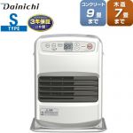 【メーカー在庫あり】ダイニチ Sタイプ ヒーター・ストーブ 石油ファンヒーター 木造7畳まで コンクリ9畳まで  ライトシルバー ≪FW-25S6-S≫