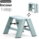長谷川工業 lucano ルカーノ はしご・脚立 1-step（1段） 最大使用質量：100kg  ダスティミント 【直送 代引・土日祝配送・時間指定 不可】≪ML1.0-1(DM)≫