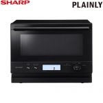 シャープ オーブンレンジ PLAINLY オーブンレンジ 18L（1段調理）  ブラック ≪RE-WF186-B≫