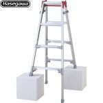 長谷川工業 はしご・脚立 はしご兼用伸縮脚立 RYZ 4段 最大使用質量：100kg  【特別配送】【代引不可】 ≪RYZ-12d≫