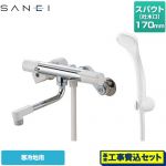 【工事費込セット（商品＋基本工事）】 三栄 サーモシャワー混合栓 浴室水栓 スパウト長さ170mm  ≪SK1811K≫