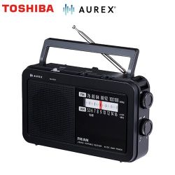 東芝 LEDライト付きホームラジオ AUREX オーディオ AX-HR50(K)