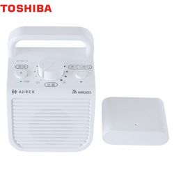 東芝 AUREX テレビ用ワイヤレススピーカー オーディオ AX-WST10(W)