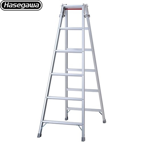 長谷川工業 はしご・脚立 はしご兼用脚立 RD 6段 最大使用質量：100kg  【特別配送】【代引不可】 ≪RD-18c≫