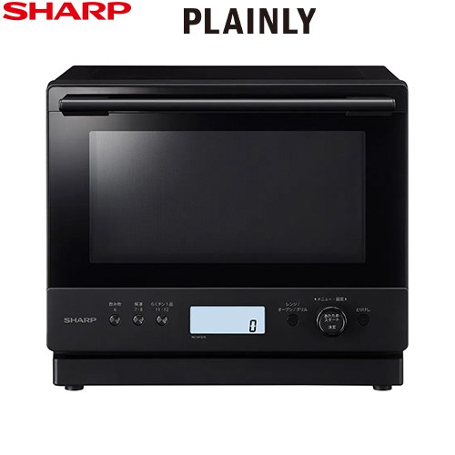 シャープ 過熱水蒸気オーブンレンジ PLAINLY オーブンレンジ 27L（1段調理）  ブラック ≪RE-WF276-B≫