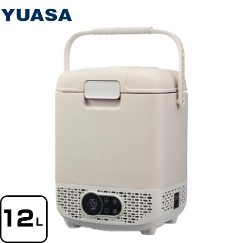 ユアサプライムス どこでも冷凍・冷蔵庫 取っ手付きタイプ 冷蔵庫 コンプレッサー式 約12L  【特別配送】【代引不可】 ≪YRE-E12G-H≫